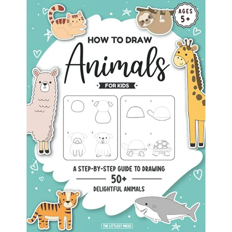 Step-by-step Drawing Tutorial: Animals - Little Passports