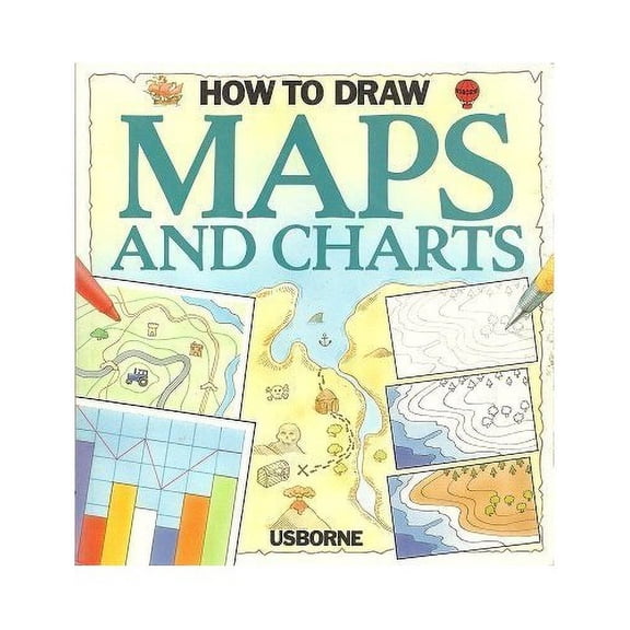 Pre-Owned How to Draw Maps and Charts (Usborne How to Draw) Paperback