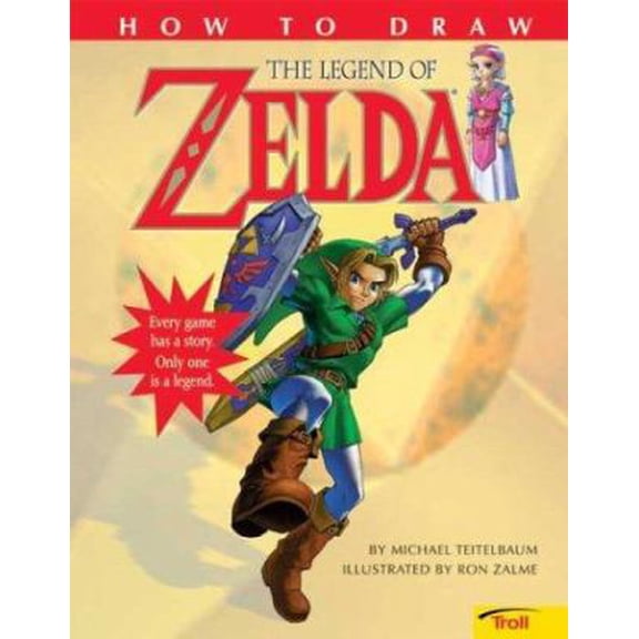 Pre-Owned How to Draw the Legend of Zelda by Michael Teitelbaum Paperback JUVENILE NONFICTION / Games & Activities / Video & Electronic Games English
