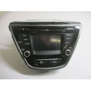 Pre-Owned Hyundai Elantra Single Disc CD MP3 Satellite Bluetooth Player Radio OEM LKQ (Good)