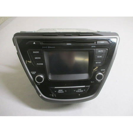 Pre-Owned Hyundai Elantra Single Disc CD MP3 Satellite Bluetooth Player Radio OEM LKQ (Good)