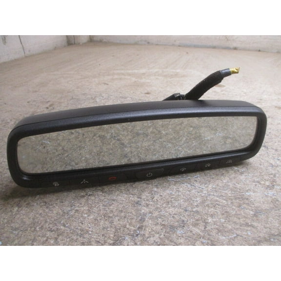 Pre-Owned Hyundai Santa Fe Equus Rear View Mirror w/Auto Dim Homelink & SOS OEM LKQ - Verify Specific Vehicle Fitment In Description - (Good)