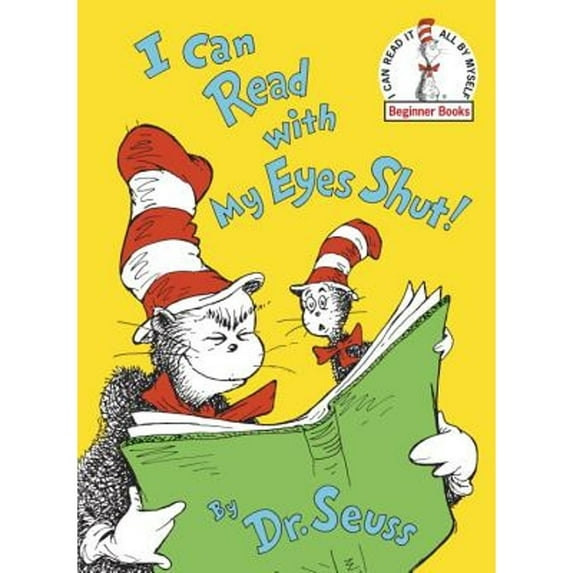 Pre-Owned I Can Read with My Eyes Shut! (Hardcover 9780394939124) by Dr Seuss