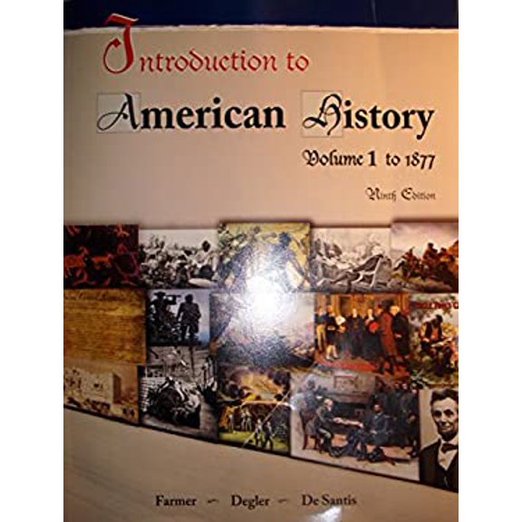 Pre-Owned INTRO.TO AMERICAN HISTORY,VOL.I