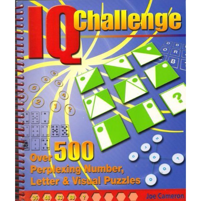 PreOwned IQ Challenge Over 500 Perplexing Number, Letter & Visual