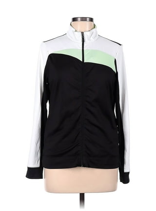 IZOD Women's Active Textured Full Zip Workout Jacket - Ultimate