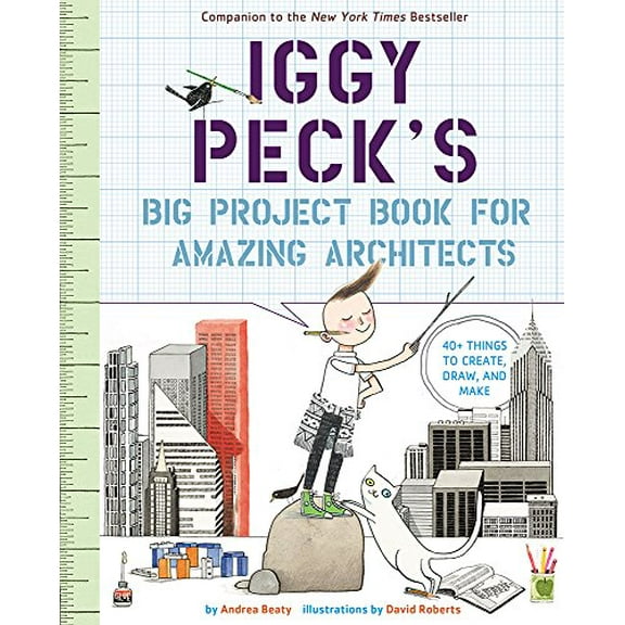 Pre-Owned Iggy Peck's Big Project Book for Amazing Architects (Questioneers): 1 Paperback
