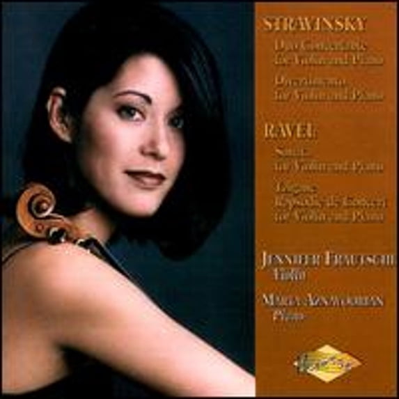 Pre-Owned Igor Stravinski: Duo Concertanti; Divertimento; Ravel: Sonata for Violin and Piano; (CD 0661853000625) by Jennifer Frautschi (violin), Marta Aznavoorian (piano)
