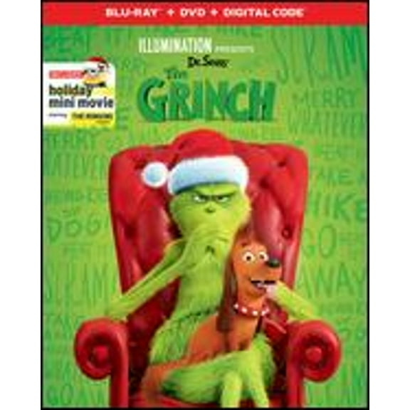 Pre-Owned Illumination Presents: Dr. Seuss' The Grinch [Blu-ray/DVD] (Blu-Ray 0025192368059) directed by Scott Mosier, Yarrow Cheney