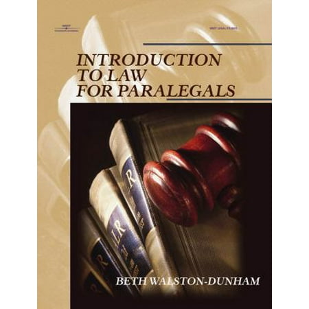 Introduction to Law for Paralegals [Paperback - Used]