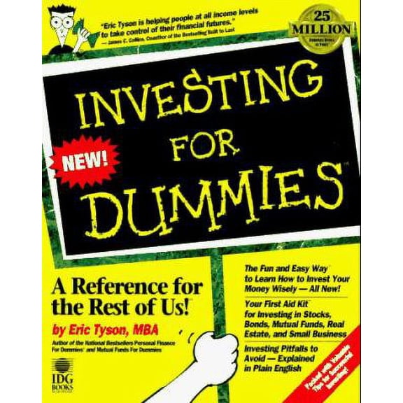 Pre-Owned Investing for Dummies, For Dummies by Eric Tyson (Paperback), English