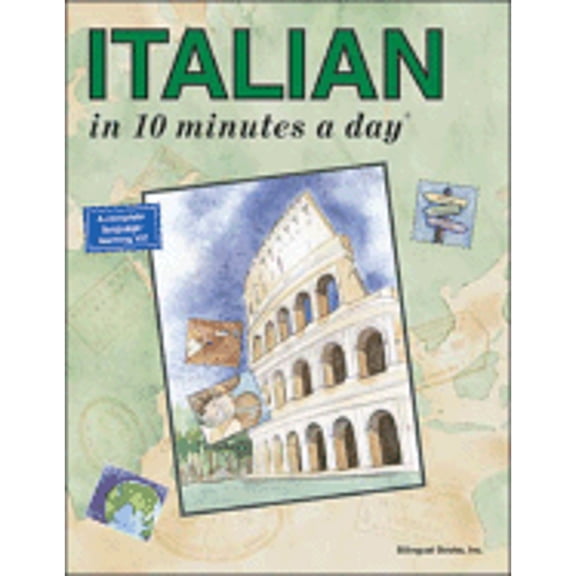 Pre-Owned Italian in 10 Minutes a Day by Kristine K. Kershul, (Paperback), Education, English