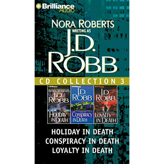 Pre-Owned J. D. Robb CD Collection 3: Holiday in Death, Conspiracy in Death, Loyalty in Death (Audiobook) by J D Robb, Susan Ericksen