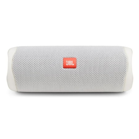 Restored JBL Flip 5 White Portable Bluetooth Speaker (Refurbished)