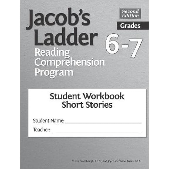 Pre-Owned Jacob's Ladder Reading Comprehension Program: Grades 6-7, Student Workbooks, Short Stories (Paperback) by Joyce Vantassel-Baska, Tamra Stambaugh