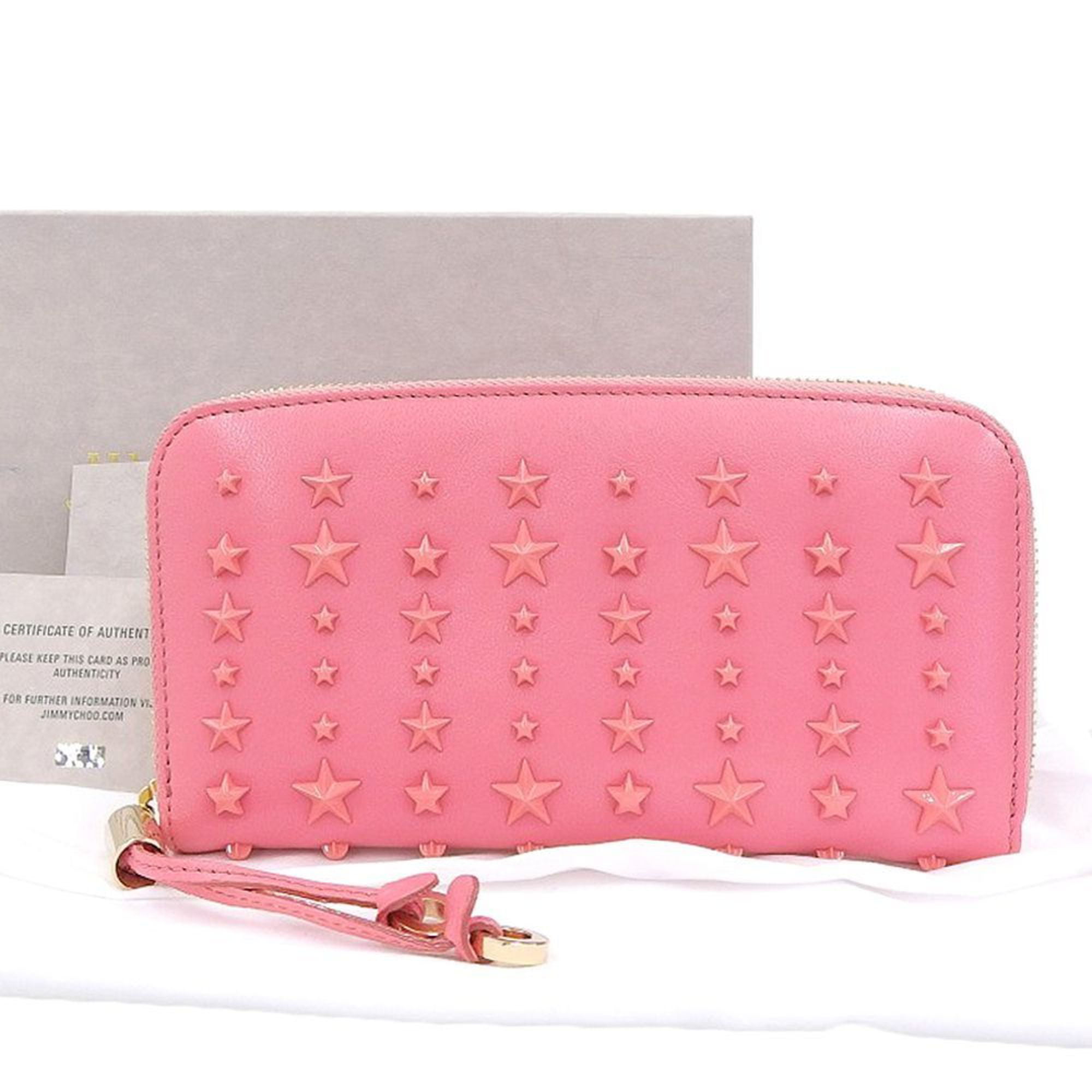 Jimmy Choo wallet with his classic star studs. Comes... - Depop