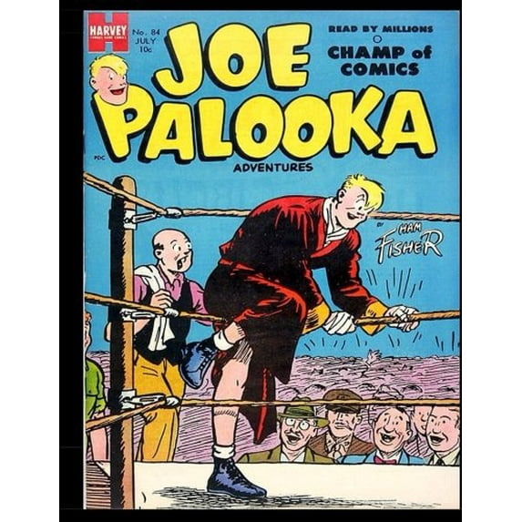 Pre-Owned Joe Palooka Adventures #84: Golden Age Adventure Comic - Joe Palooka Champ of Comics 1954 Paperback