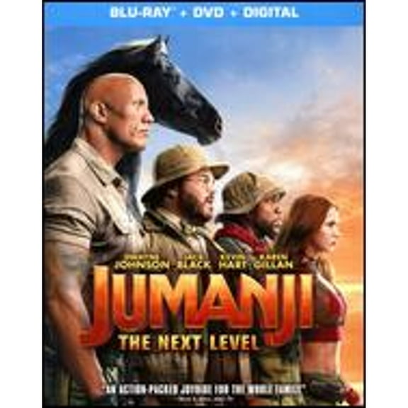 Pre-Owned Jumanji: The Next Level [Blu-ray/DVD] (Blu-Ray 0043396556621) directed by Jake Kasdan