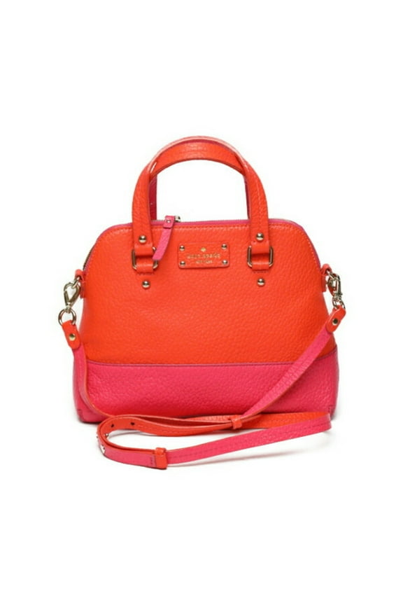 Pre-Owned Kate Spade Crossbody 2WAY Pink x Orange Handbag (Good)