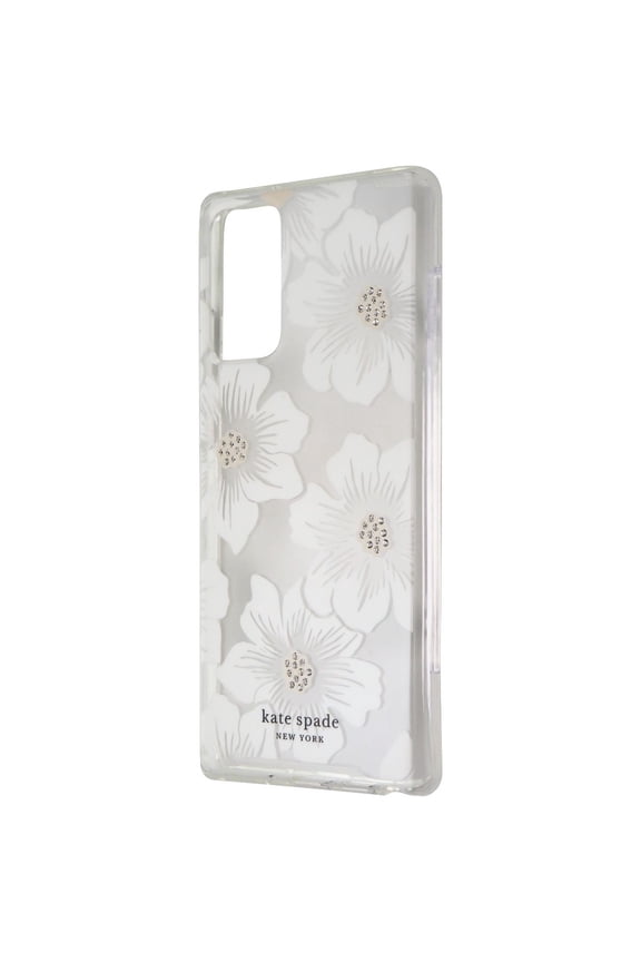 Restored Kate Spade Hard Case for Galaxy Note20 5G - Hollyhock Clear Floral (Refurbished)
