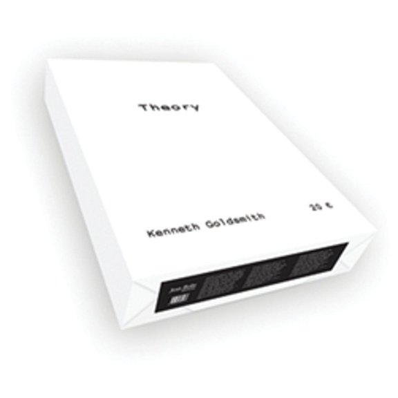 Pre-Owned Kenneth Goldsmith: Theory (Paperback) by Kenneth Goldsmith