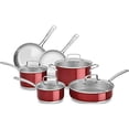 thumbnail image 1 of KitchenAid Cookware SS 10pc Candy Apple (Without Box), 1 of 1