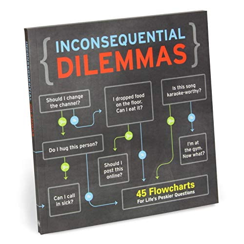 Pre-Owned Knock Knock Inconsequential Dilemmas: 45 Flowcharts For Life's Peskier Questions (Paperback) 1601064861 9781601064868