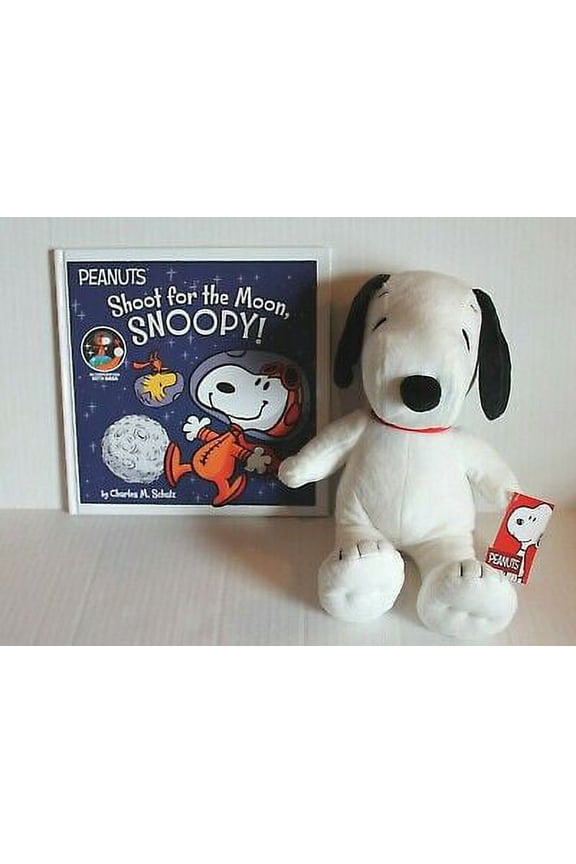 Pre-Owned Kohl's Cares Peanuts "Shoot for the Moon Snoopy" Book & Plush