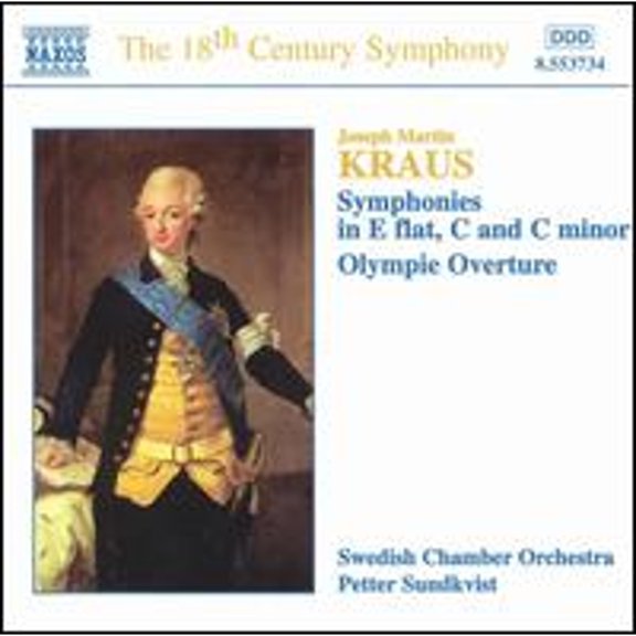 Pre-Owned Kraus: Olympic Overture; Symphonies (CD 0730099473422) by Swedish Chamber Orchestra, Petter Sundkvist (conductor)