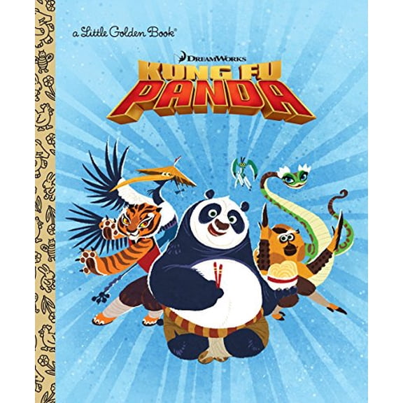 Pre-Owned Dreamworks Kung Fu Panda, (Little Golden Book), by Bill Scollon, Hardcover, English