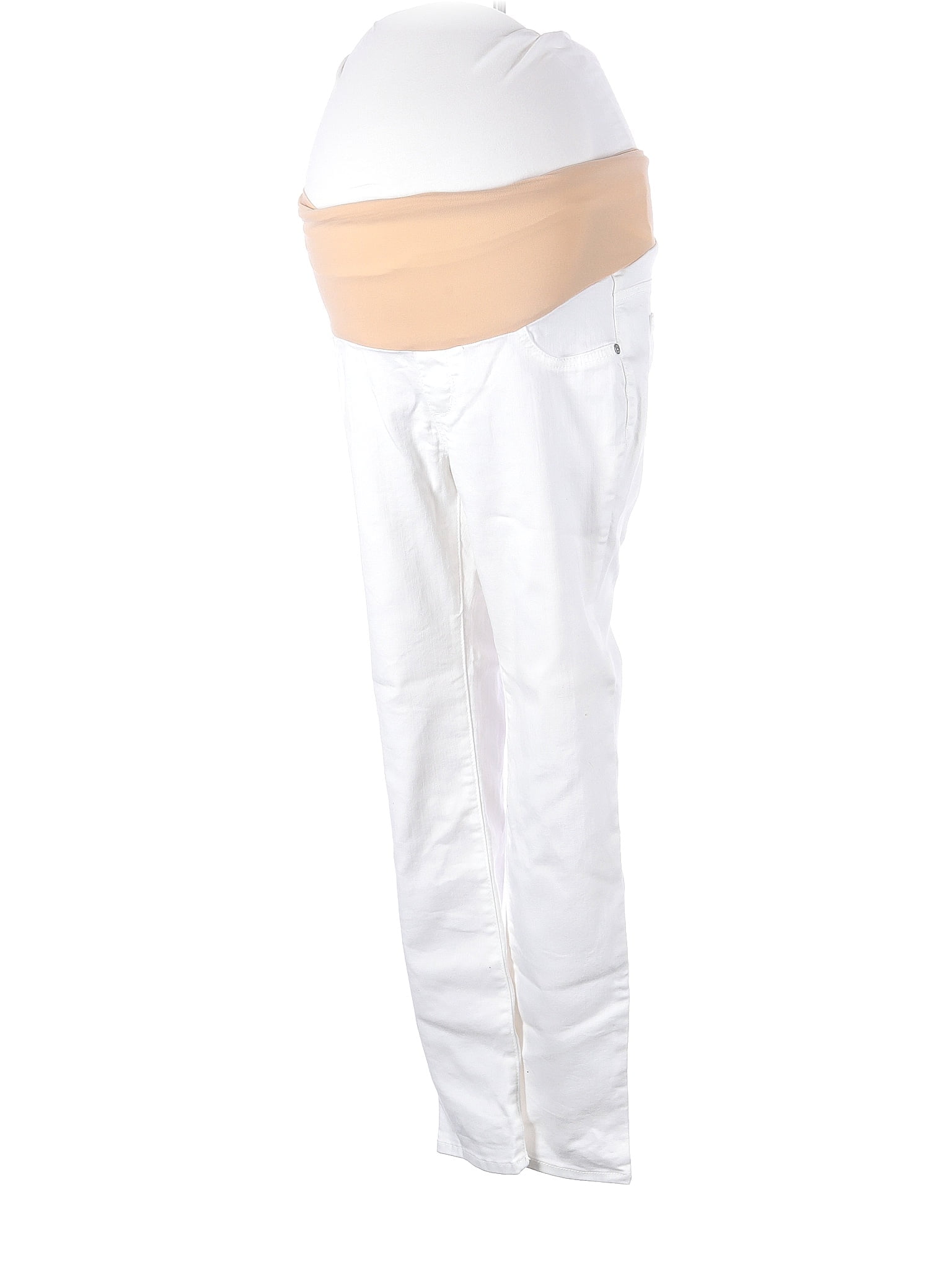 NWT LED Luxe Essentials Denim Maternity Jeans Size 27 X 25 Kate Boyfriend  Crop | eBay