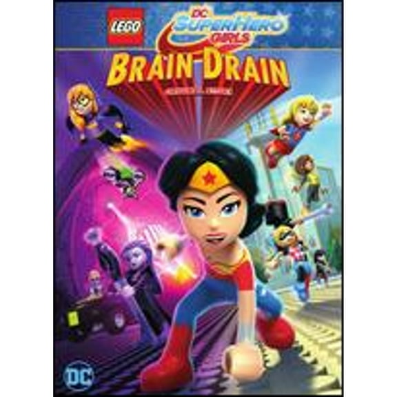 Pre-Owned LEGO DC Super Hero Girls: Brain Drain (DVD 0883929565214)