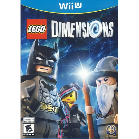 Restored LEGO Dimensions by WB Games for Nintendo Wii U, Action & Adventure, Kids & Family, 4 Offline Players, Parental Controls