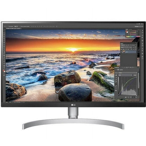 Pre-Owned LG 27BK85U-W 27" IPS 4K Monitor 3840x2160 DP HDMI with Stand + Cables