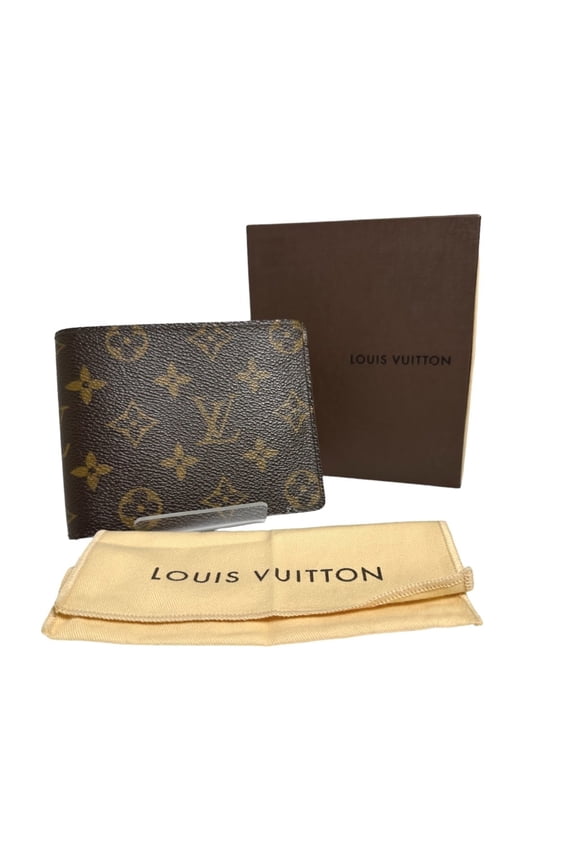 Pre-Owned LOUIS VUITTON Bifold Wallet Monogram Portefeuille Florin M60026 Louis Vuitton Brown (Fair)