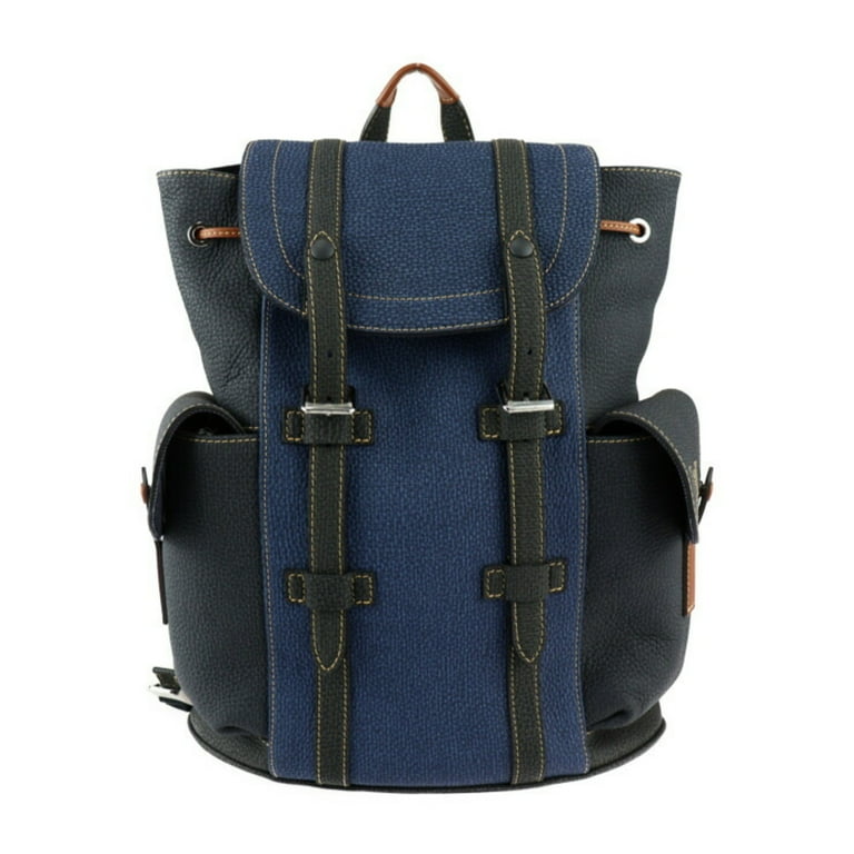 Blue louis vuitton backpack discount