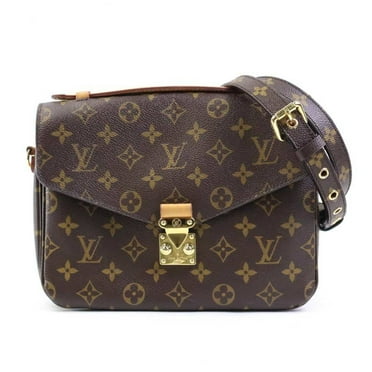 Pre-Owned LOUIS VUITTON Handbag Crossbody Shoulder Bag Monogram Pochette Metis MM Canvas Brown Gold Women's M44875 (Good)