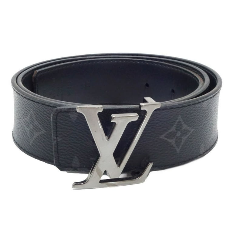 Pre Owned LOUIS VUITTON Louis Vuitton Belt M9043 Santur LV Initial Reversible 90 36 Black 180515 Good Walmart