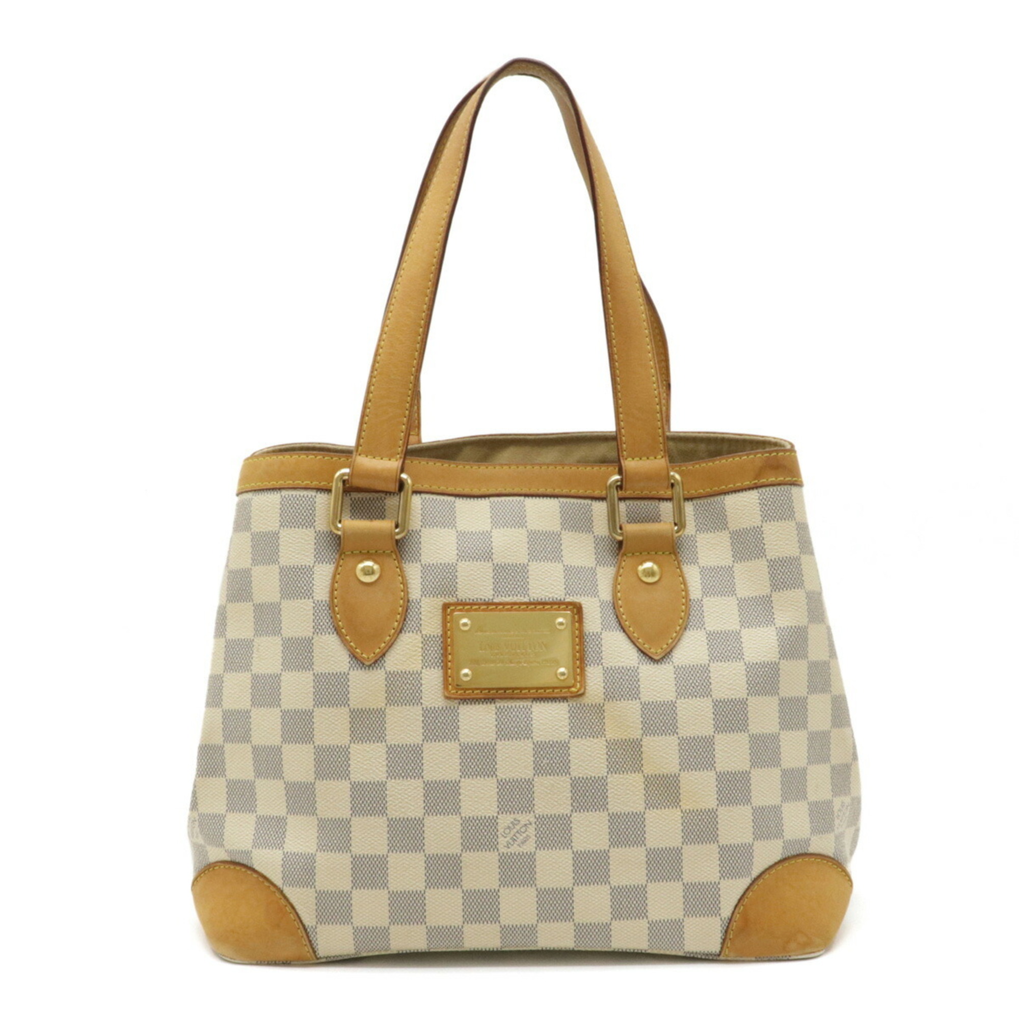 PreOwned LOUIS VUITTON Louis Vuitton Damier Azur Hampstead PM Handbag