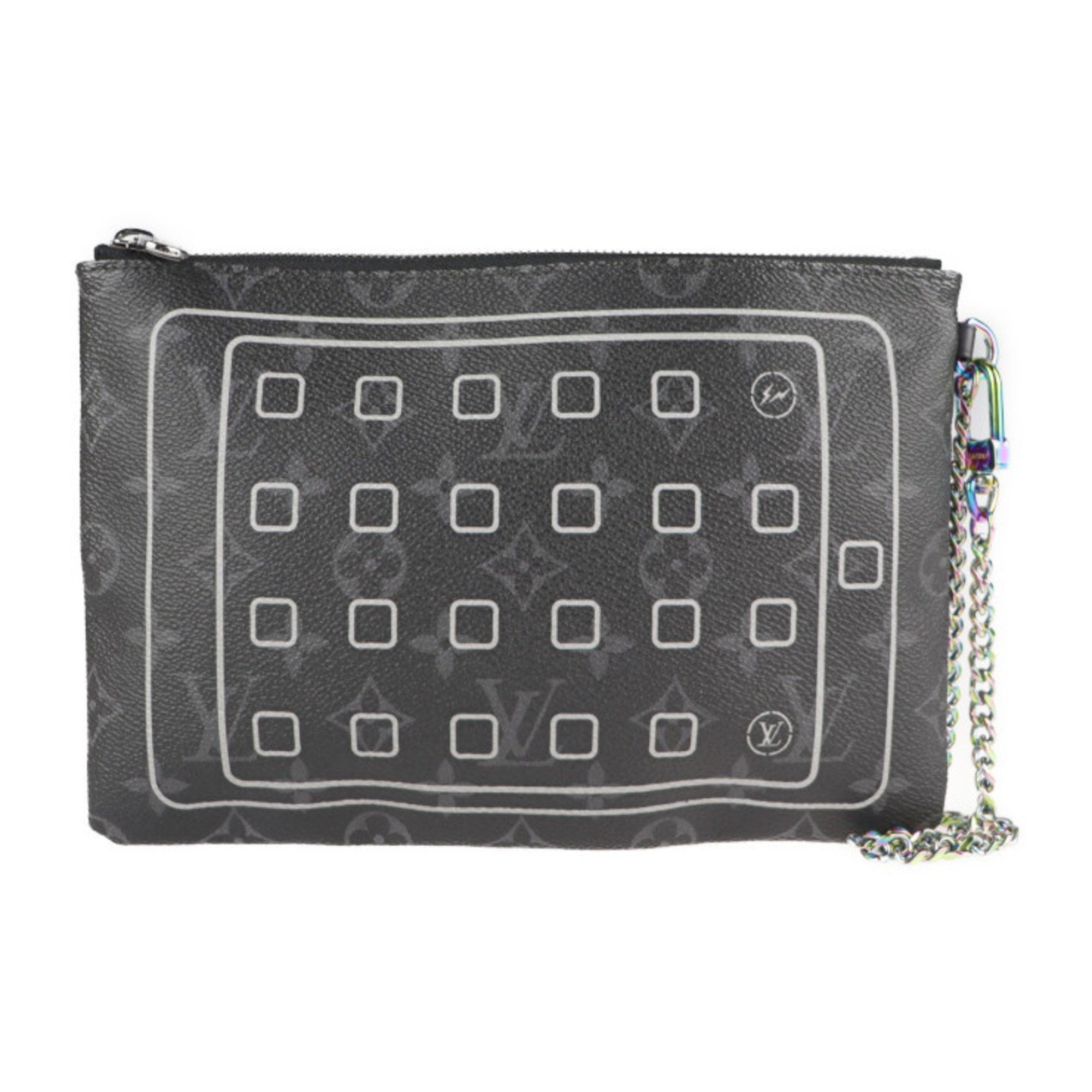 Louis Vuitton x fragment iPad Pouch Monogram Eclipse Black