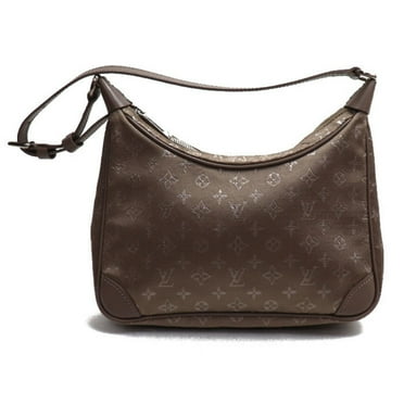 Pre-Owned LOUIS VUITTON Louis Vuitton Little Boulogne Handbag Monogram Satin Greige M92143 Women's (Good)