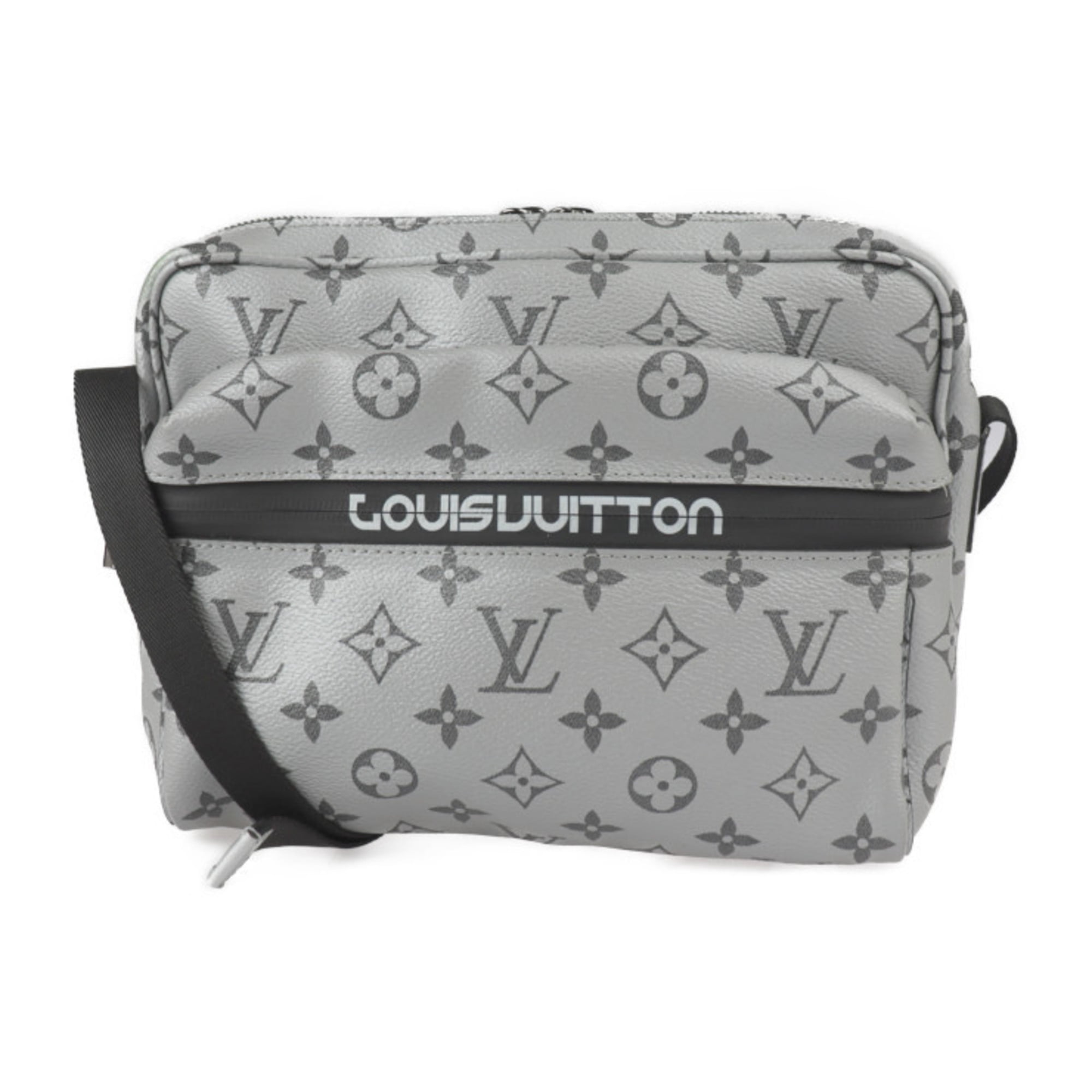 LOUIS VUITTON STRAP BANDOULIERE MIST GRAY BRUME COATED CANVAS BY