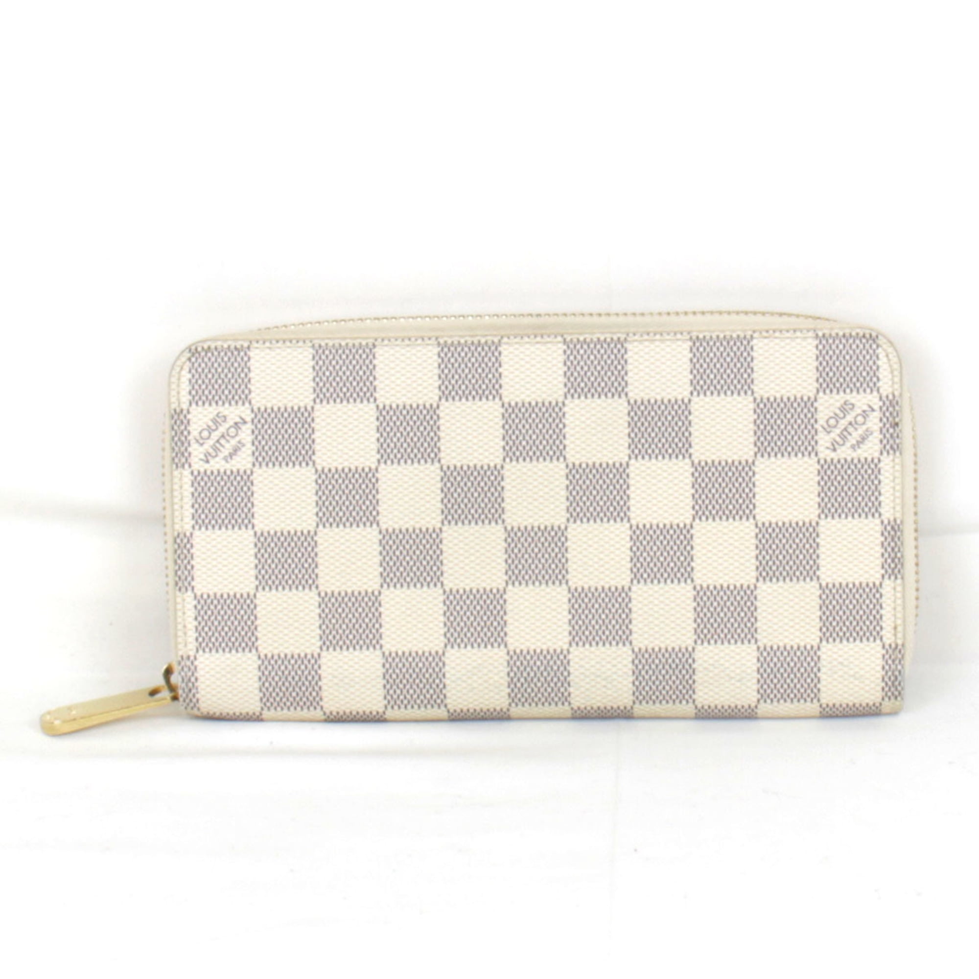 Pre Owned LOUIS VUITTON Louis Vuitton Zippy Wallet N41660 Long Damier Azur Canvas Women s Good Walmart