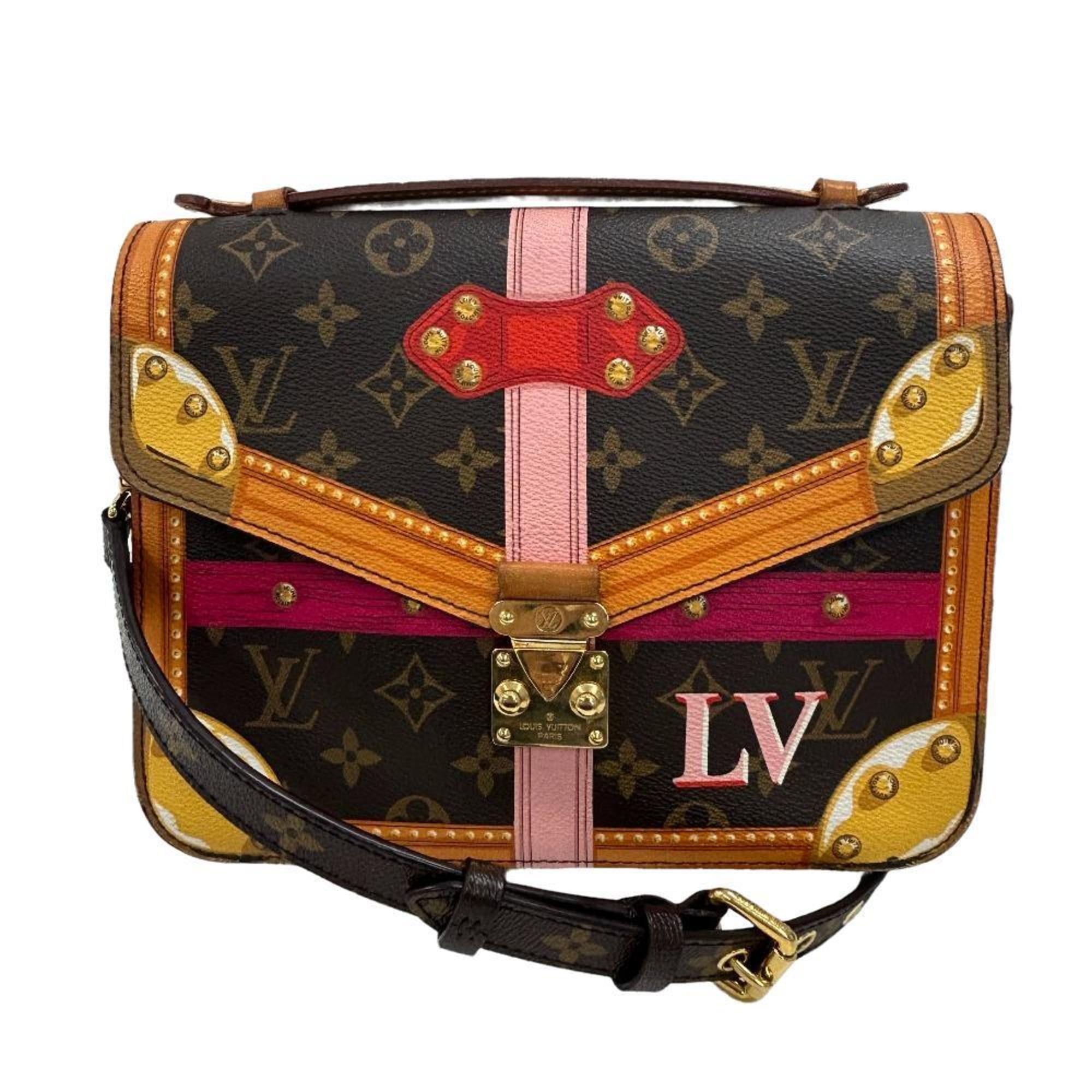 Pre-Owned LOUIS VUITTON M43628 Summer Trunk Pochette Metis 