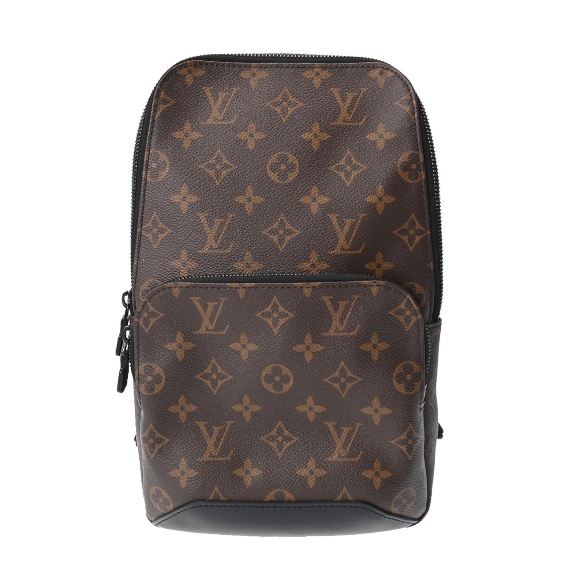 Pre-Owned LOUIS VUITTON Monogram Macassar Avenue Sling Bag Brown  