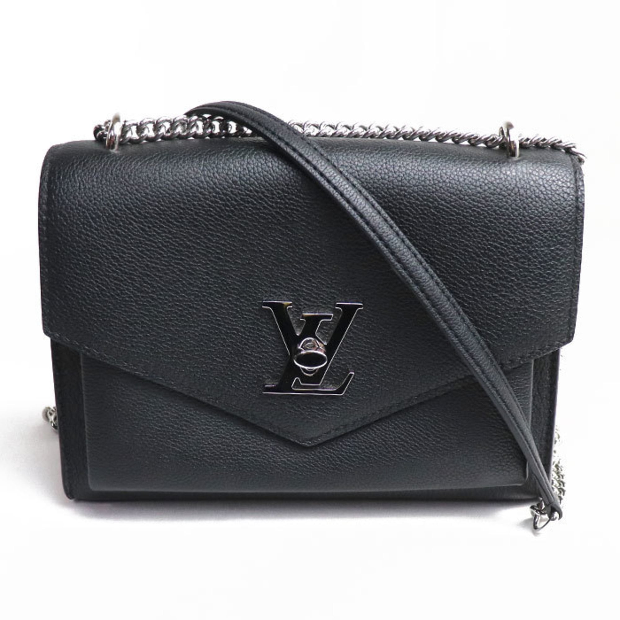 Pre-Owned LOUIS VUITTON My Lock Me Chain Shoulder Bag Black M51418 