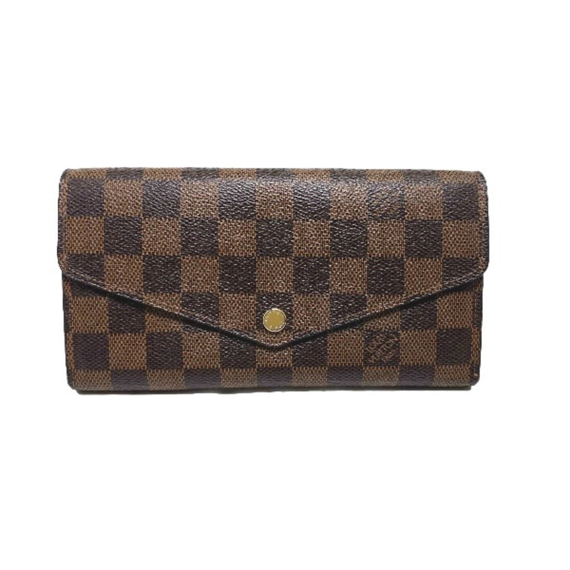 Pre-Owned LOUIS VUITTON Round Zipper Damier Portefeuille  display picture 1