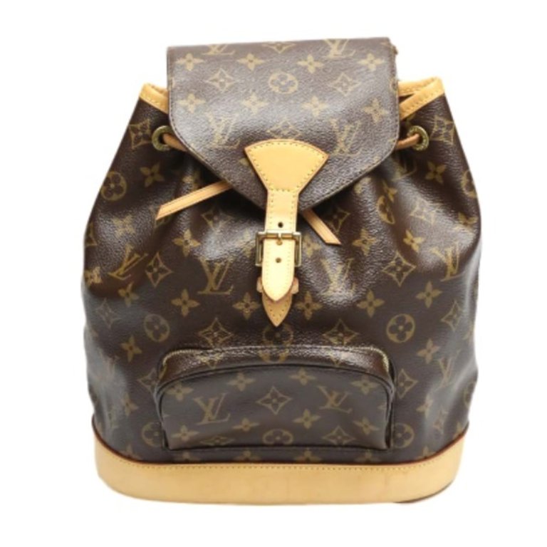 LOUIS VUITTON Montsouris MM Backpack Bag Monogram Leather Brown M51136 90MA414 s-l400.jpg main image 2