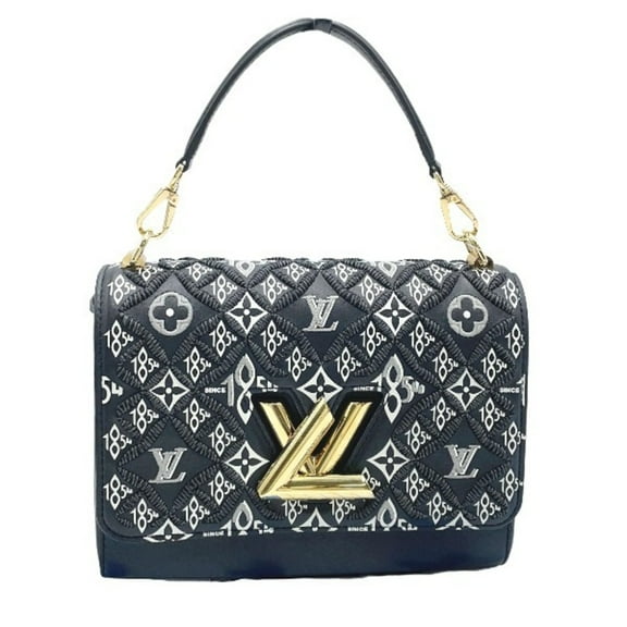 Pre-Owned LOUIS VUITTON Twist MM Since 1854 M57442 Louis Vuitton Black Shoulder Bag LV (Good)