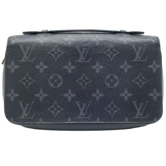 Pre-Owned LOUIS VUITTON Zippy XL M61698 Long Wallet Monogram Eclipse Black 180200 (Good)